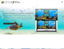 Tablet Screenshot of antsyantwebdesign.com